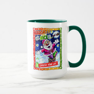 Naughty or nice, choose your list mug