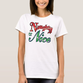 Naughty or Nice Christmas design T-Shirt