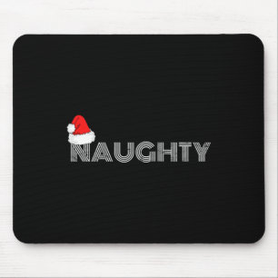 Naughty Or Nice Christmas Matching Family Pyjamas  Mouse Mat