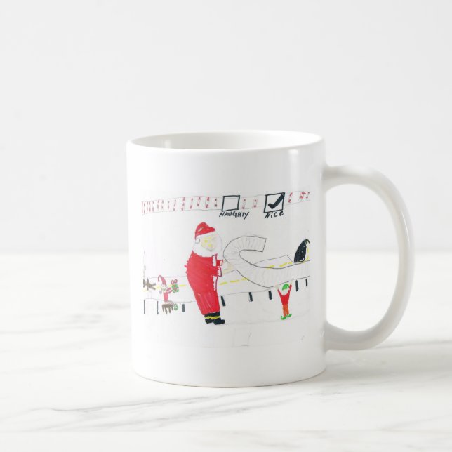Naughty or nice coffee mug (Right)