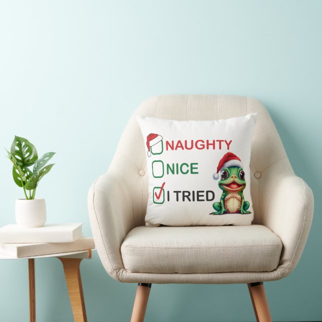 Naughty or Nice Cushion (Chair)