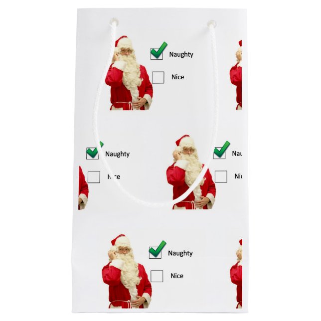 Naughty or Nice Gift Bag (Front)