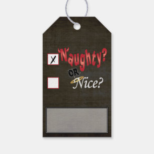 Naughty or Nice ? Gift Tags