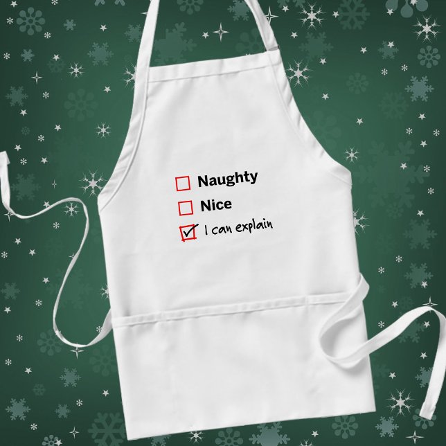 Naughty or Nice - I Can Explain Standard Apron (Creator Uploaded)
