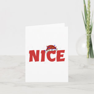 Naughty Or Nice Matching Christmas Couples Costume Card