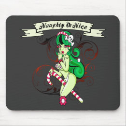 Naughty Or Nice - Mousepad