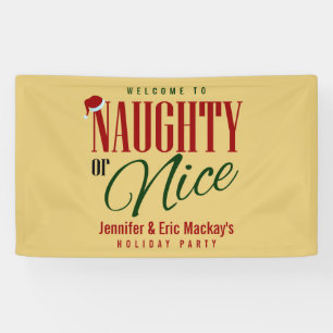 Naughty or Nice Party Banner