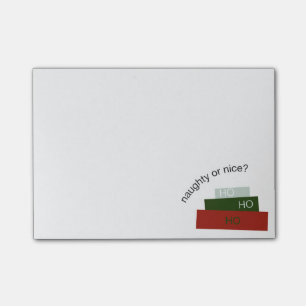 Naughty or Nice Post-it® Notes