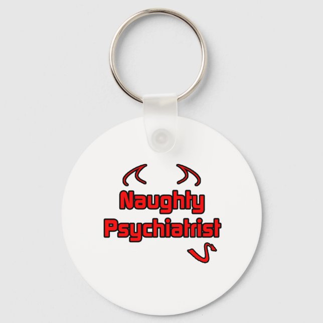 Naughty Psychiatrist Key Ring (Front)
