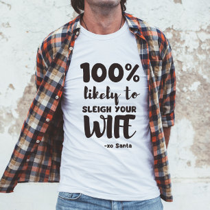 Naughty Santa Christmas Party Humour T-Shirt