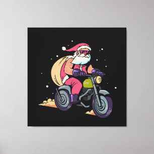 Naughty Santa Claus Canvas Print