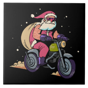 Naughty Santa Claus Tile