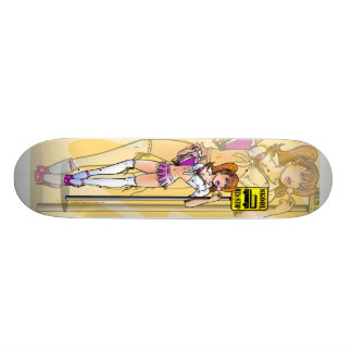 Naughty Schoolgirl Skateboard