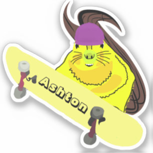 Naughty Squirrel #1029 Custom Name Skate