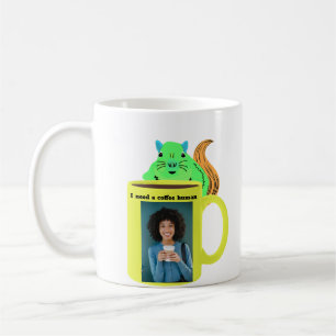 Naughty Squirrel #110 Human Coffee Mug