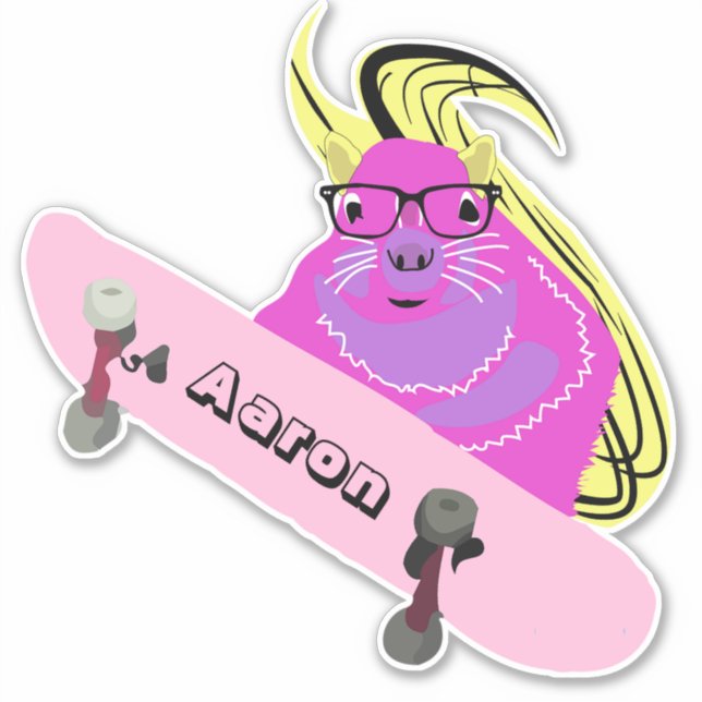 Naughty Squirrel #116 Skateboarding (Front)