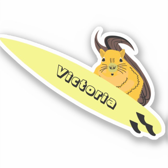 Naughty Squirrel #1185 Surfing (Front)
