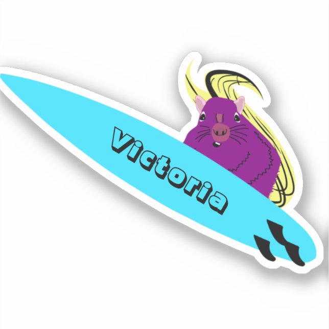 Naughty Squirrel #1232 Surfing (Front)