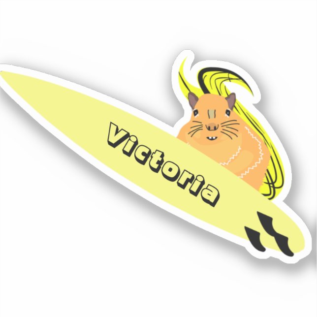 Naughty Squirrel #1271 Surfing (Front)