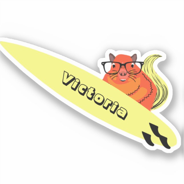 Naughty Squirrel #1318 Surfing (Front)