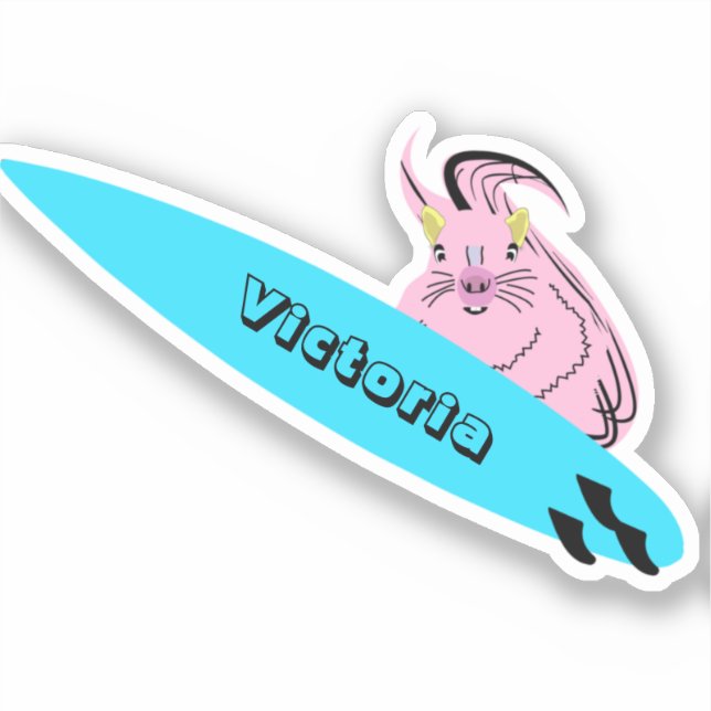 Naughty Squirrel #1445 Surfing (Front)