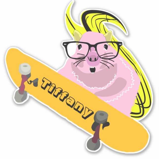 Naughty Squirrel #147 Girls Name  (Front)