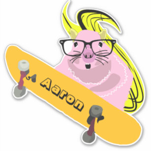 Naughty Squirrel #147 Skateboarding