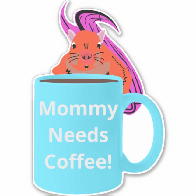 Naughty Squirrel #156 Coffee Cup (Front)