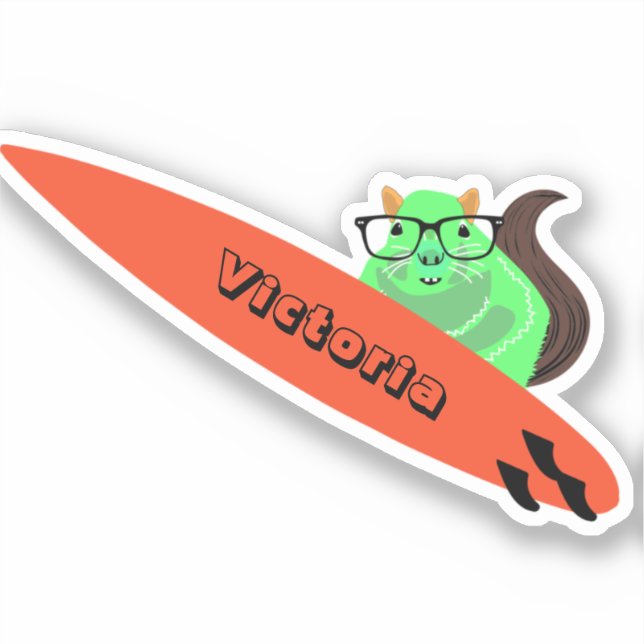 Naughty Squirrel #1688 Surfing (Front)