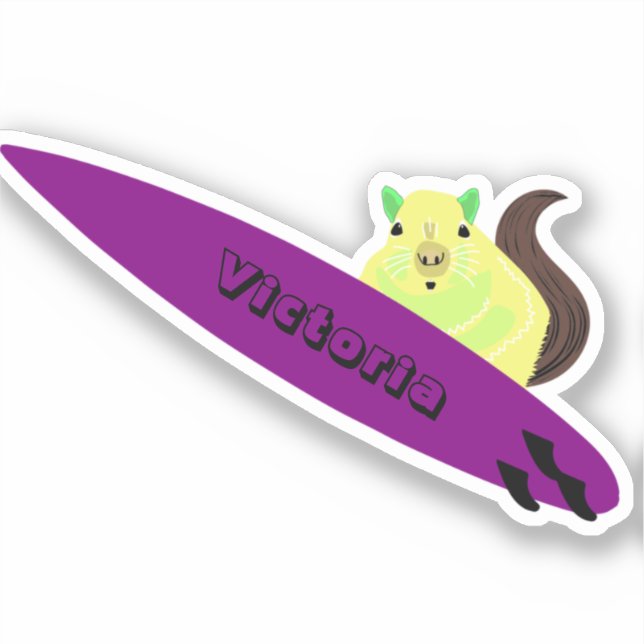 Naughty Squirrel #1768 Surfing (Front)