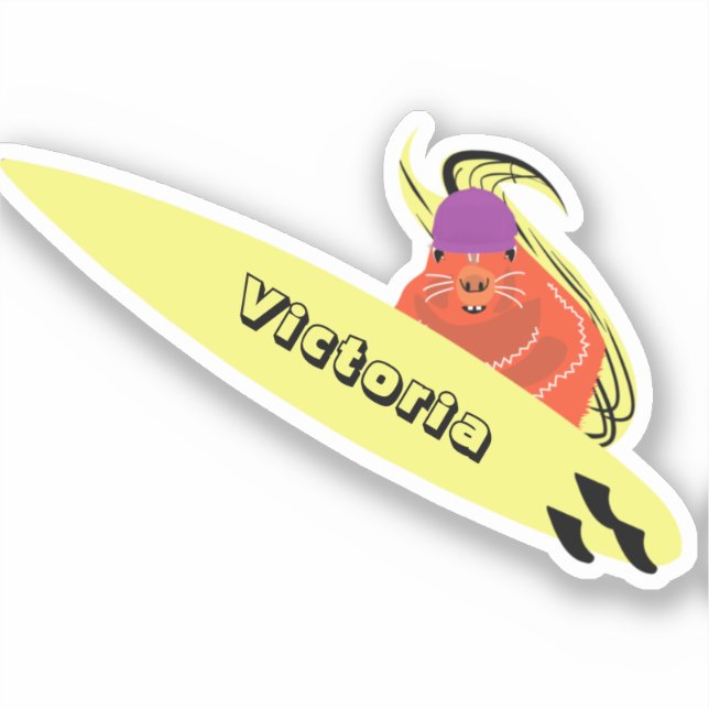 Naughty Squirrel #1829 Surfing (Front)