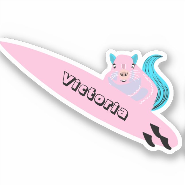 Naughty Squirrel #1831 Surfing (Front)