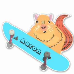 Naughty Squirrel #192 Skateboarding