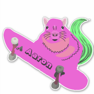 Naughty Squirrel #200 Skateboarding
