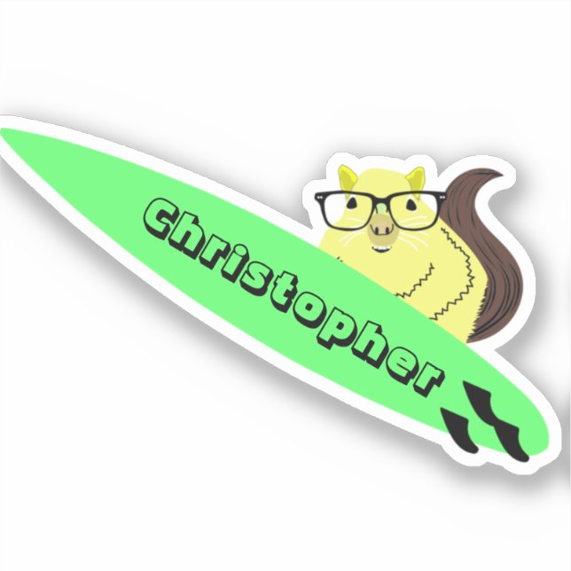 Naughty Squirrel #219 Surfing (Front)