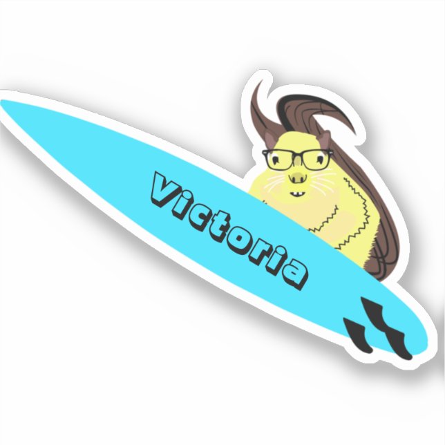 Naughty Squirrel #2217 Surfing (Front)