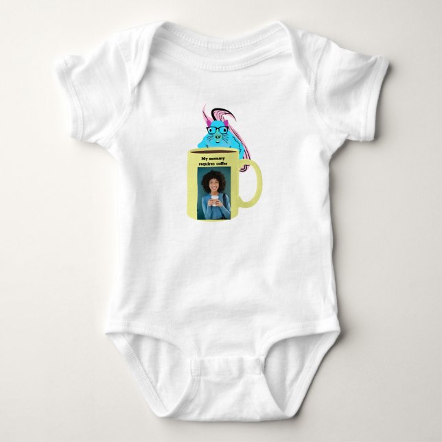Naughty Squirrel #231 Baby Coffee Bodysuit (Front)