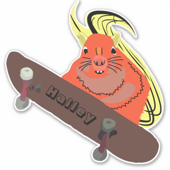 Naughty Squirrel #241 Hailey Skateboarding (Front)