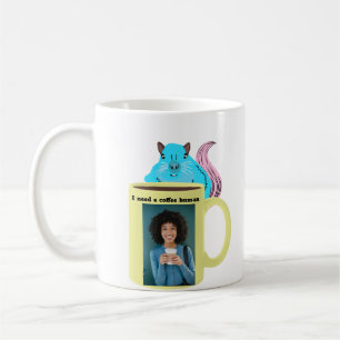 Naughty Squirrel #253 Coffee Human Coffee Mug