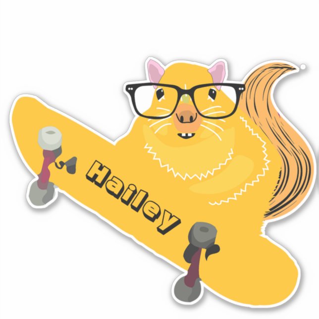 Naughty Squirrel #258 Hailey Skateboarding (Front)