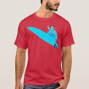 Naughty Squirrel 262 Surfing T-Shirt