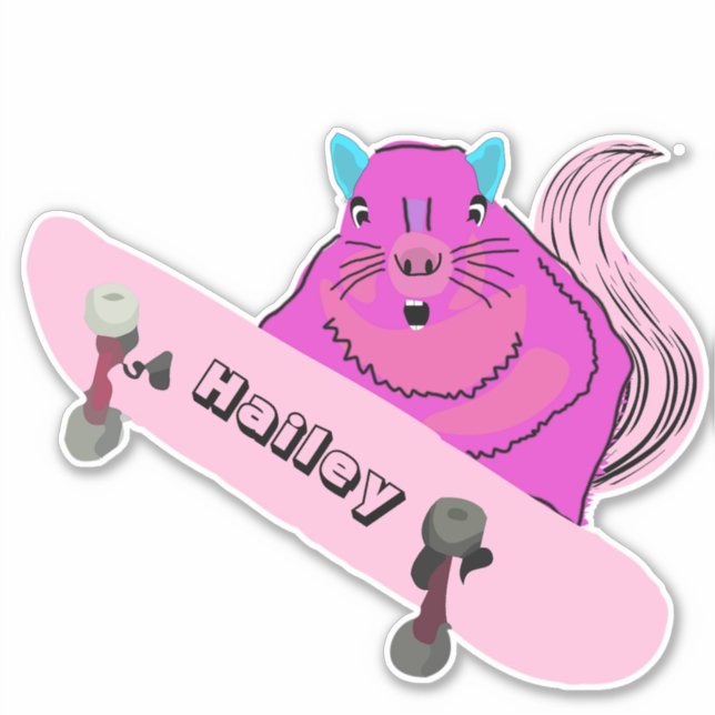 Naughty Squirrel #274 Hailey Skateboarding (Front)