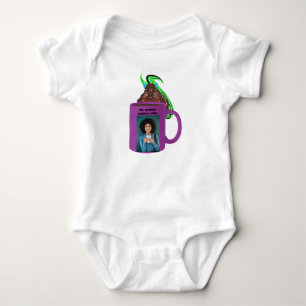 Naughty Squirrel #299 Baby Coffee Bodysuit