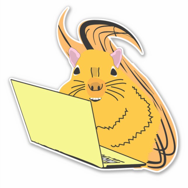 Naughty Squirrel #2 Sticker (Front)