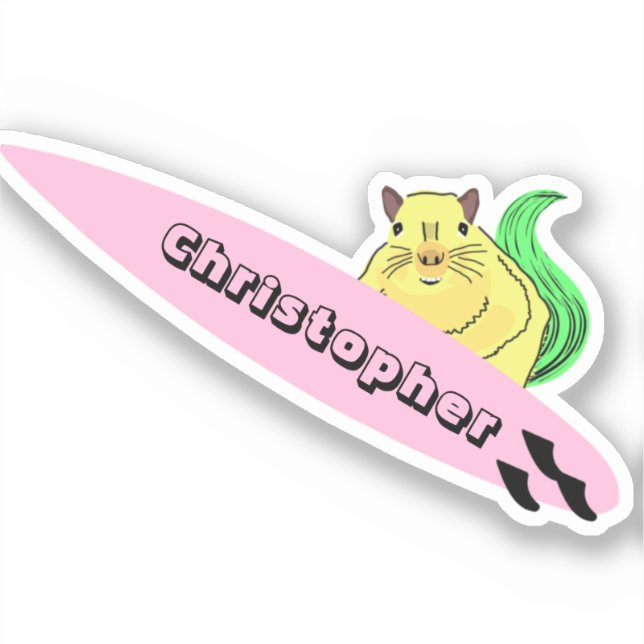 Naughty Squirrel #335 Surfing (Front)