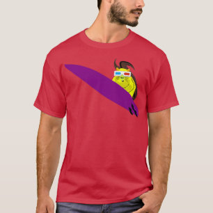 Naughty Squirrel 349 Surfing T-Shirt