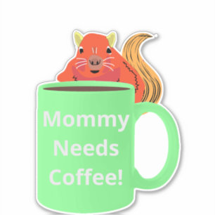 Naughty Squirrel #356 Coffee Cup