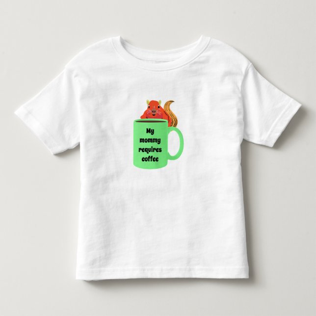 Naughty Squirrel #356 Toddler T-Shirt (Front)