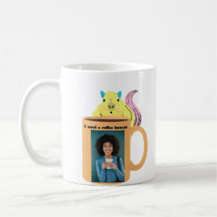 Naughty Squirrel #357 Coffee Human Mug
