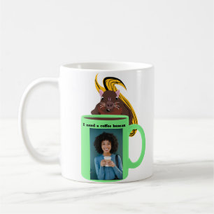 Naughty Squirrel #397 Coffee Human Mug